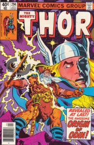Thor #294 (Newsstand) VG ; Marvel | low grade comic Origin of Odin