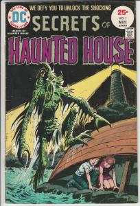 Secrets of Haunted House #1 (May-75) FN Mid-Grade 