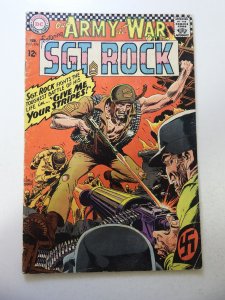 Our Army at War #176 (1967) GD+ Condition centerfold detached