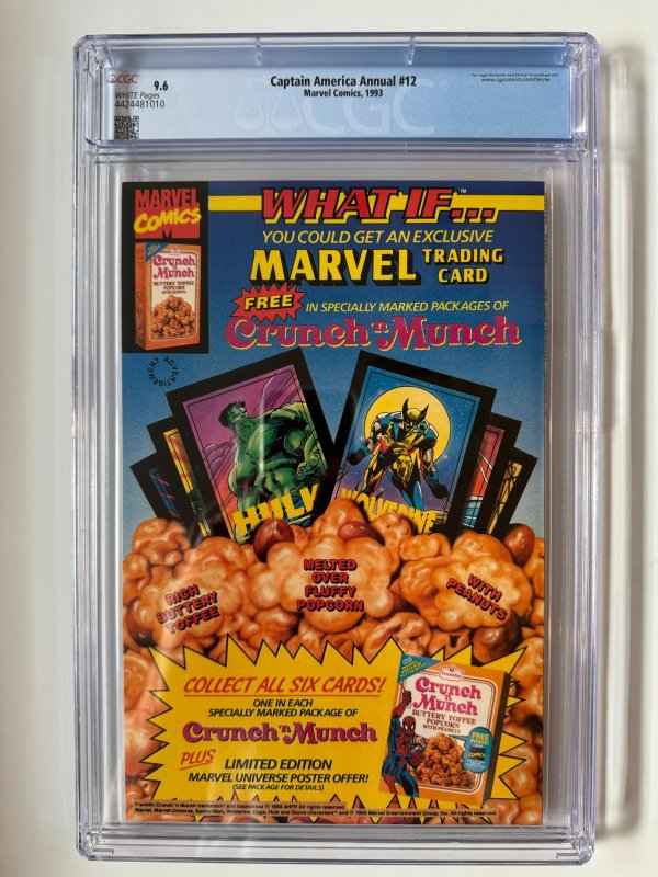 Captain America Annual #12 CGC 9.6 (1993)
