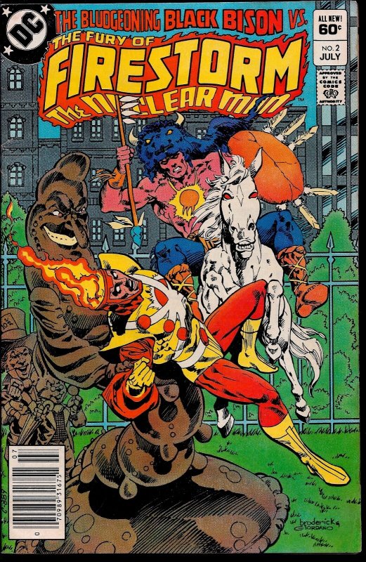 DC Comic! The Bludgeoning Black Bison VS. The Fury of Firestorm! Issue 2!