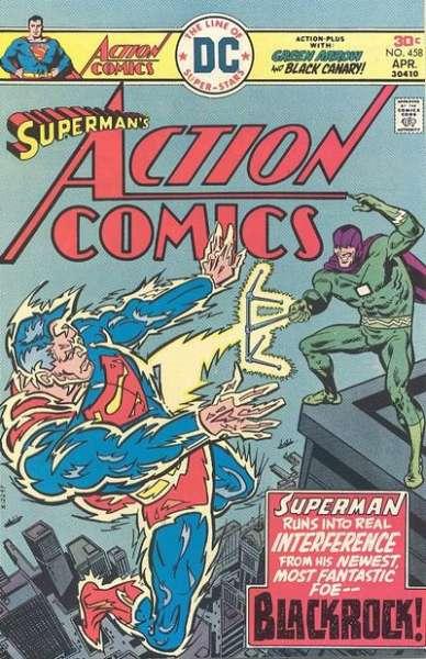 Action Comics (1938 series) #458, Fine- (Stock photo)