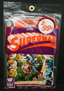 Superman 2pc Comic Book Pre-Pack by Whitman (Sealed) Superman / JLA