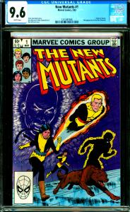 New Mutants #1 CGC Graded 9.6 Origin of Karma, 2nd New Mutants App