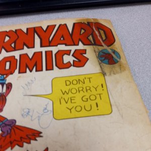 Barnyard 9 1946 Nedor comic funny animals-violent stories-wacky cover golden age