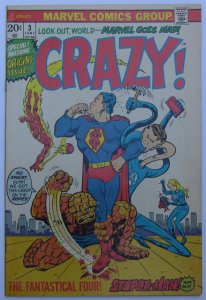 Crazy #3 (June 1973, Marvel), VG-FN condition (5.0), Jack Kirby art