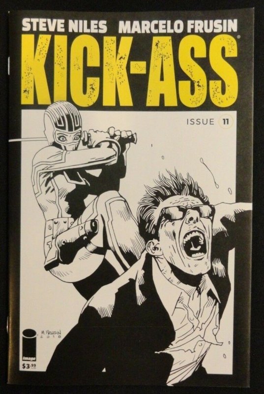 Kick-Ass Issue #11 Main Cover A + B&W Cover + Shalvey Variant Cover Lot of 3 NM