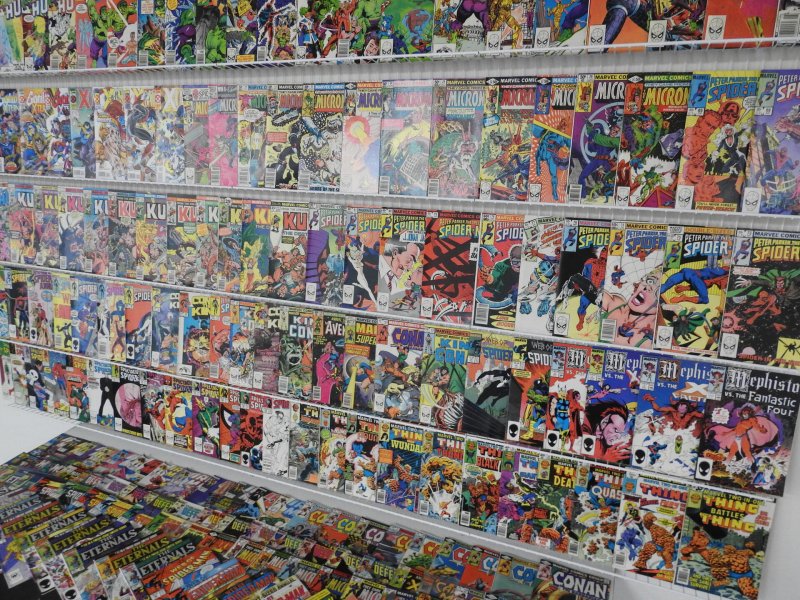 Huge Lot 190+ Comics W/ Hulk, Spider-Man, Iron Man, +More! Avg VF- Condition!