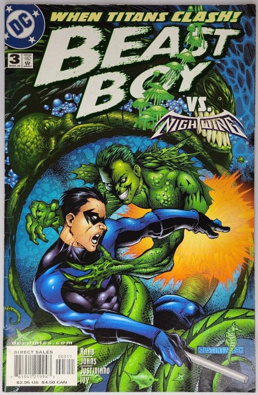 Beast Boy 3 DC Comics 2000 4.0 VG Teen Titans Nightwing