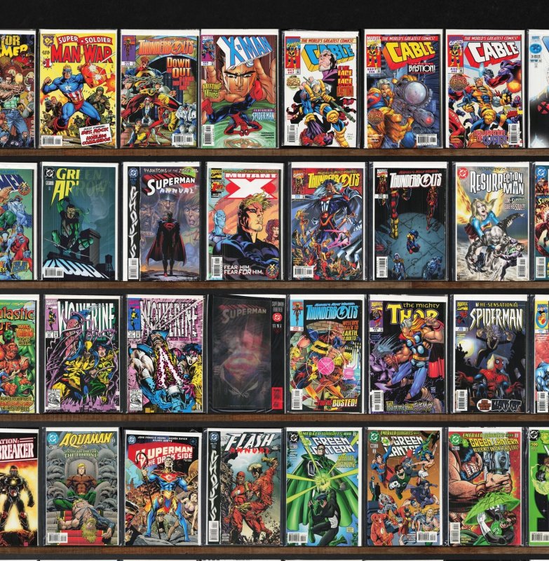 Huge Lot 140+ Comics with Fantastic Four, Cable, The Mighty Thor & More!