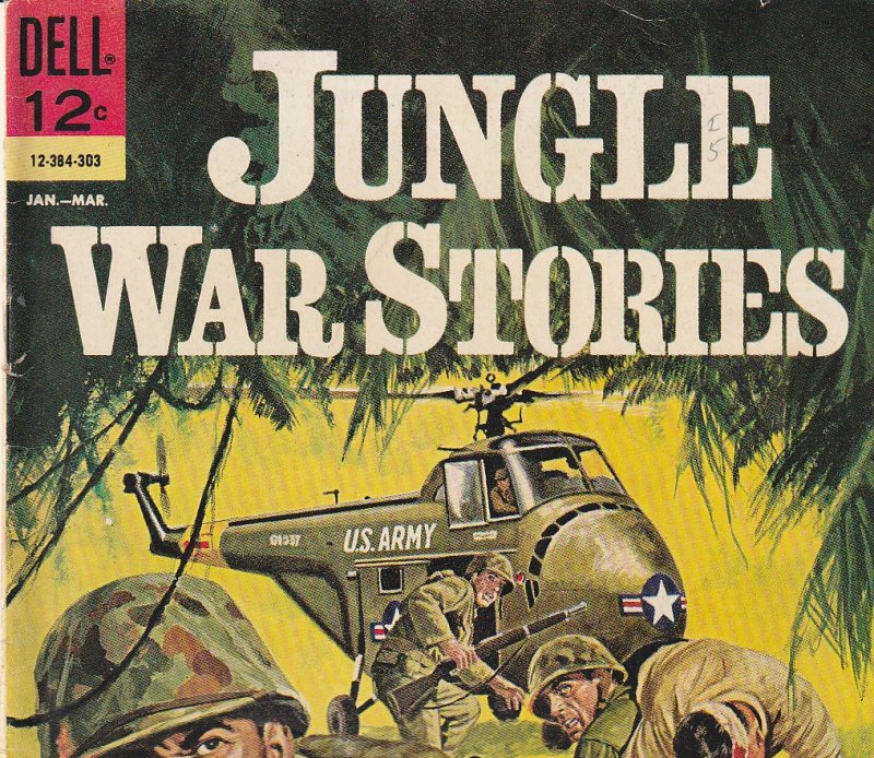 Jungle War Stories(Dell) # 2    Vietnam War Action !