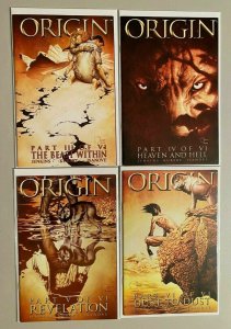 Wolverine The Origin comic run #3-6 all 4 different books 6.0 FN (2001 + 2002)