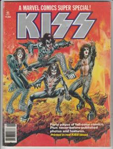 Marvel Comics Super Special Kiss #1 (Jan-77) VF+ High-Grade KISS