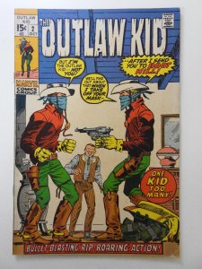 The Outlaw Kid #2 (1970) VG Condition! Top Staple Pop