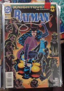 Batman # 504  1994, DC COMICS  azrael knightquest the crusade  vs  catwoman