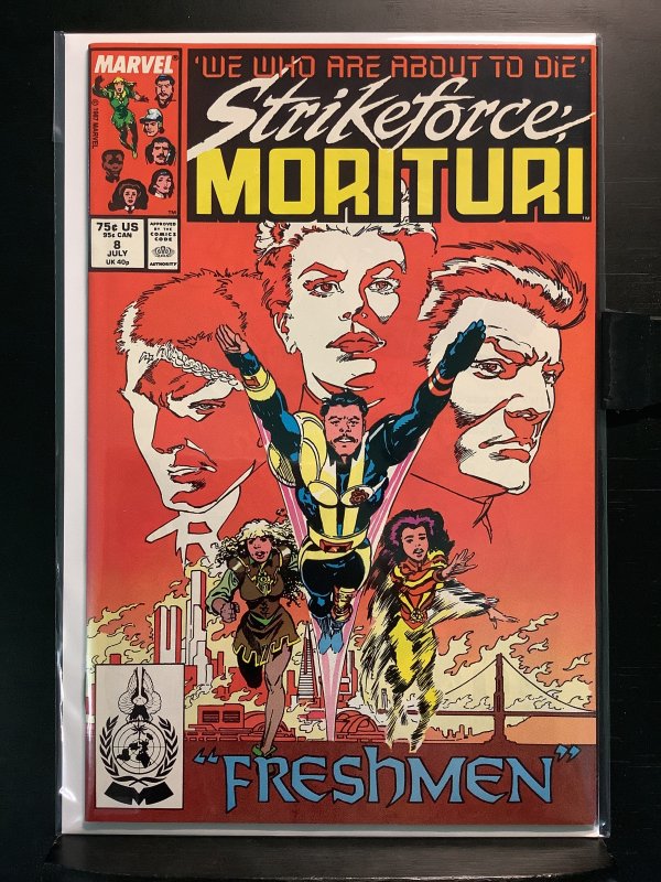 Strikeforce: Morituri #8 Direct Edition (1987)