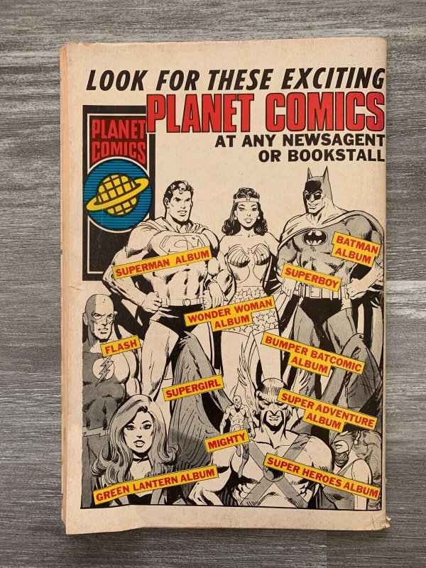 Vintage SUPER ADVENTURE ALBUM #3 VG  4.0 Planet Comics / Hawkman & JLA