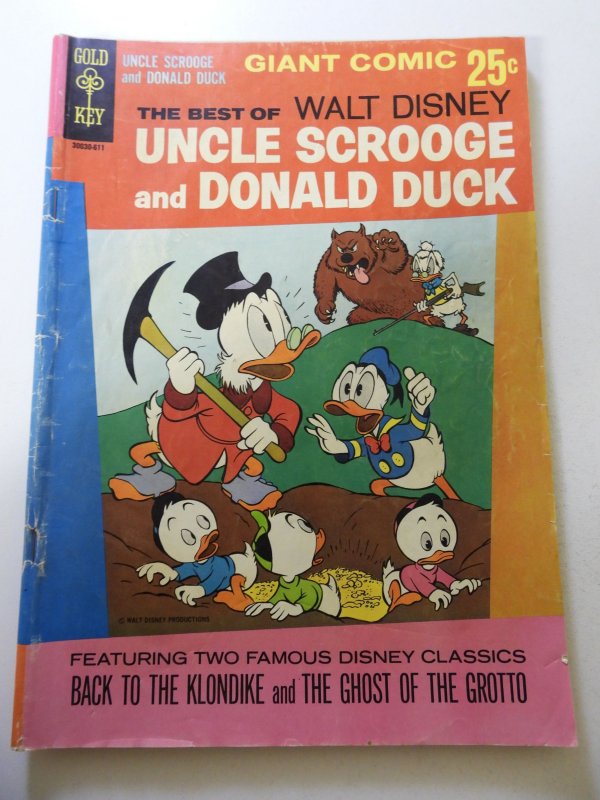 Walt Disney The Best of Uncle Scrooge and Donald Duck (1966) VG- Condition