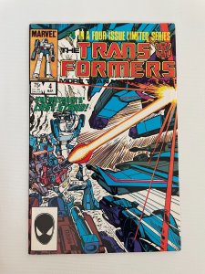 Transformers # 4 NM Marvel Comic Book Optimus Prime Megatron Bumble Bee 15 J243