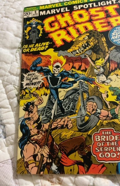 Marvel Spotlight #9 (1973) early ghostrider app