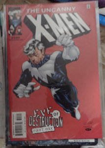 UNCANNY X-MEN #392  2001 MARVEL DISNEY EVE DESTRUCTION  KEY 1ST SUNPYRE WRAITH