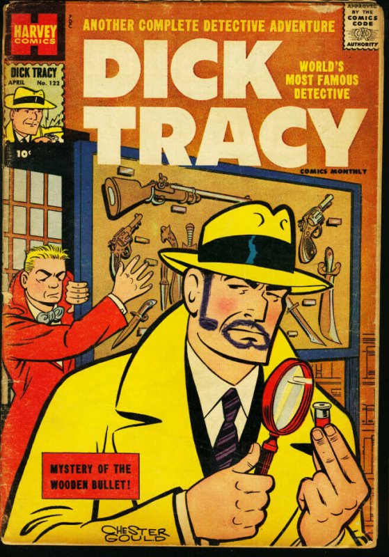 DICK TRACY #122 1958-HARVEY-CHESTER GOULD FR