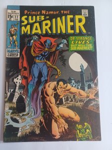 Sub-Mariner #22 - Namor - Doctor Starnge - 1970 - VG+