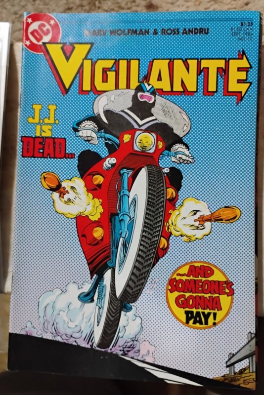VIGILANTE  #10 1984  DC COMICS   WOLFMAN PEACEMAKER TV ADRIAN CHASE