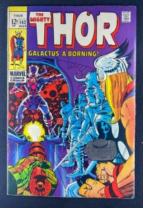Thor (1966) #162 FN (6.0) Galactus Appearance Kirby Cover & Art