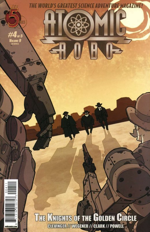 Atomic Robo and the Knights of the Golden Circle #4 VF/NM; Red 5 | save on shipp