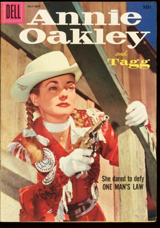 ANNIE OAKLEY AND TAGG #12-WESTERN-HIGH GRADE TV PHOTO FN/VF 