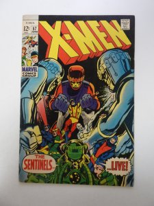 The X-Men #57 (1969) VG+ condition bottom staple detached from cover