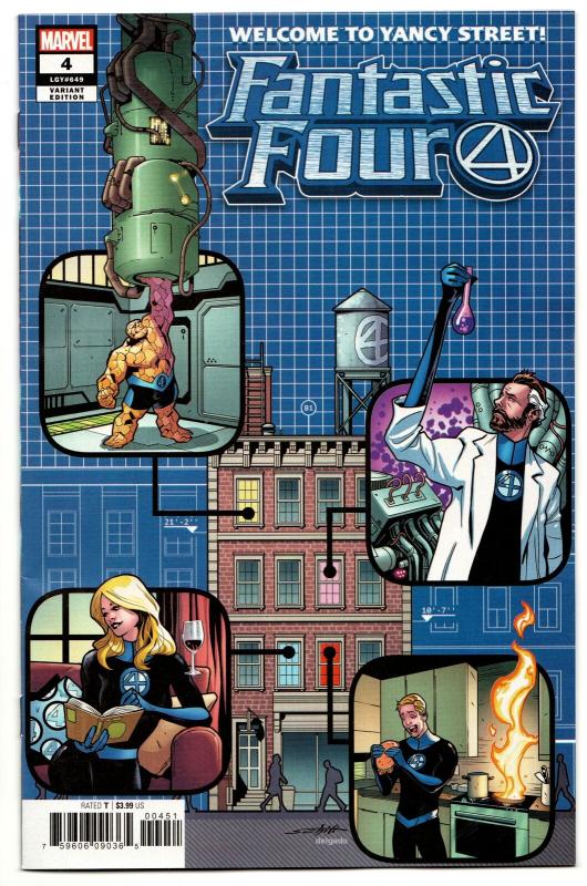 Fantastic Four #4 Yancy Street Variant (Marvel, 2019) NM