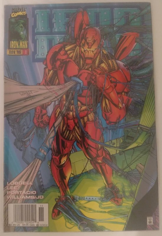 Iron Man #1 Newsstand Edition (1996) GD+ Heroes Reborn