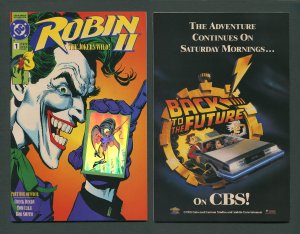 Robin II #1 (Joker's Wild)  SET (5)  9.4 NM-9.6 NM+  October 1991