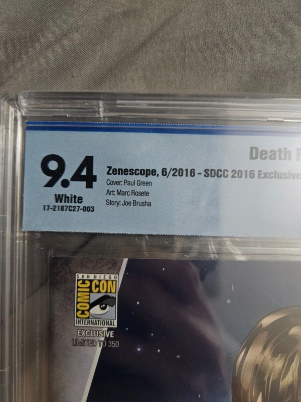DEATH FORCE #2 - CBCS 9.4 - SDCC 2016 EXCLUSIVE - JANGO FETT - PAUL GREEN