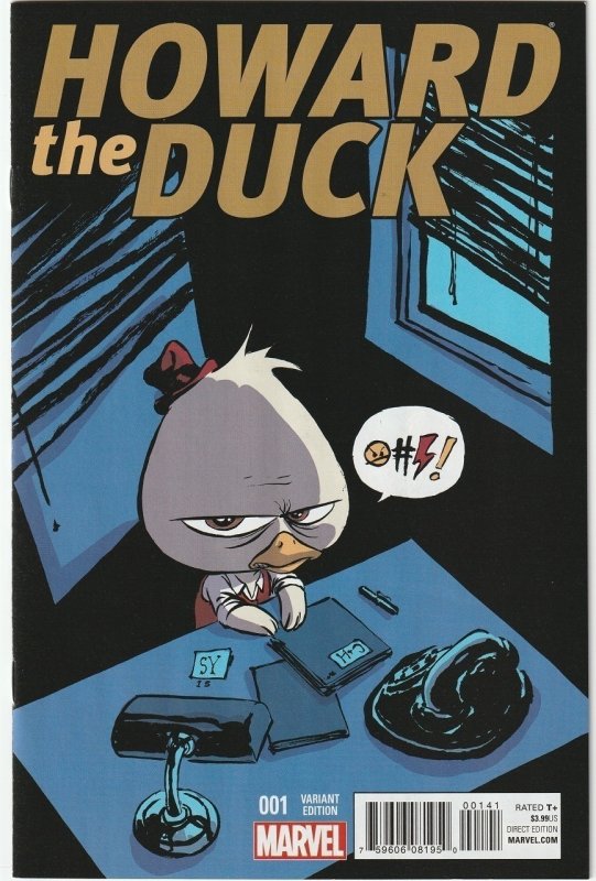 HOWARD THE DUCK # 1 (2015) SKOTTIE YOUNG VARIANT