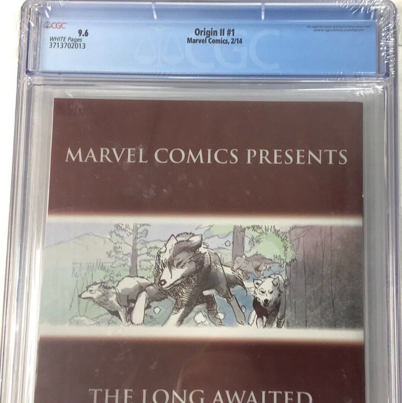 Origin II #1 CGC 9.6 2014 Acetate Cover