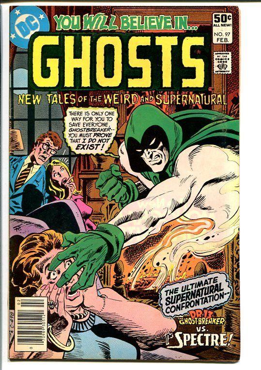 GHOSTS #97 1981 DC COMICS -FIRST SPECTRE COVER FN