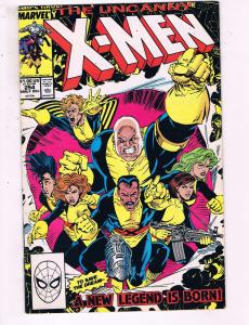 The Uncanny X-Men #254 VF Marvel Comics Comic Book 1989 DE13