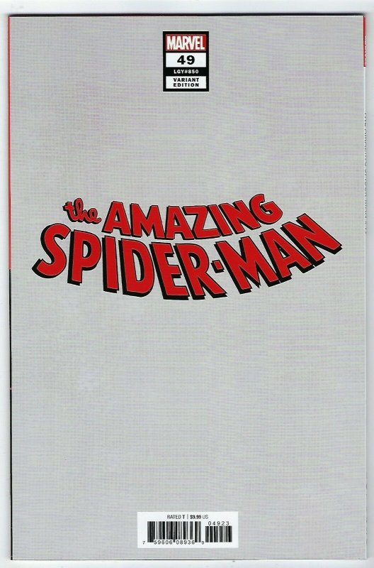 Amazing Spider-Man Vol 5 # 49 1:500 J Scott Campbell Virgin Cover NM Marvel [OW]