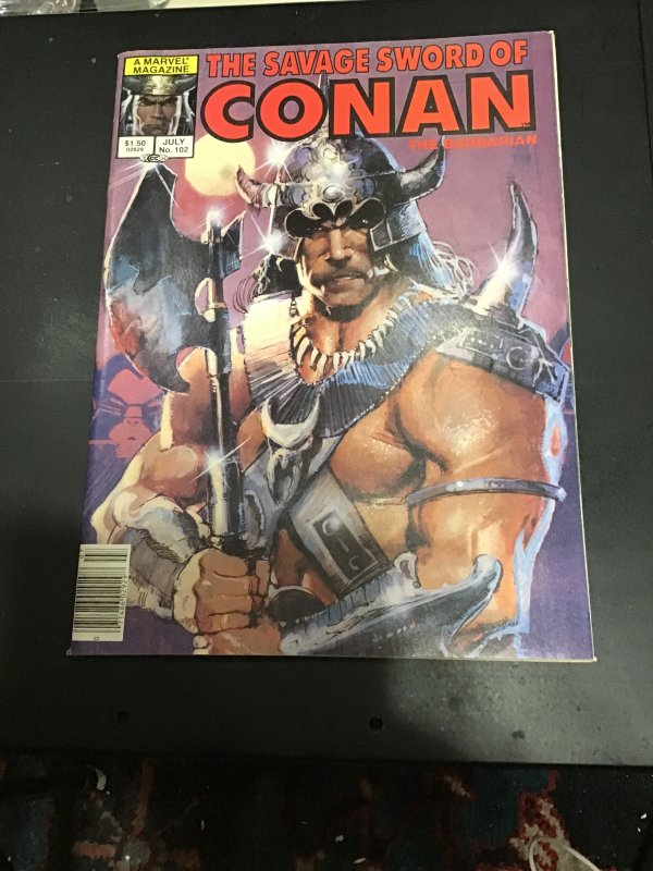 The Savage Sword of Conan #102 (1984) The Iron Lions! High-Grade! NM- Wow!