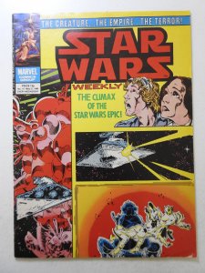 Star Wars Weekly British Magazine #117 Golden Art! Fine Condition!