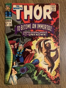 THOR #136 1ST SIFF AS ADULT STAN LEE STORY JACK KIRBY ART Odin