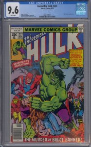 INCREDIBLE HULK #227 CGC 9.6 DOC SAMSON SAL BUSCEMA HERB TRIMPE WHITE PAGES