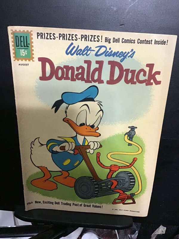 Donald Duck #78 (1961) high-grade Uncle Scrooge key! VF. Wow!