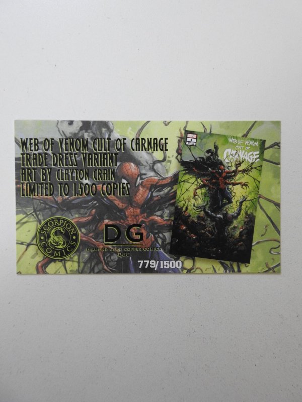 Web of Venom: Cult of Carnage Variant 779/1500 W/COA!