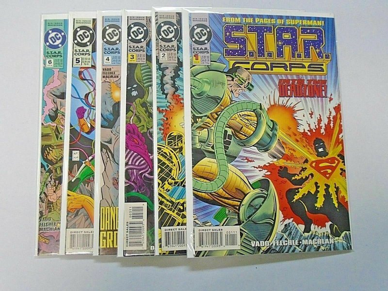 Star Corps set #1-6 8.0 VF (1993) 