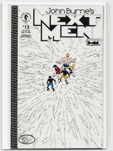 John Byrne's Next Men #8 Sketch Cover (2011) Next Men