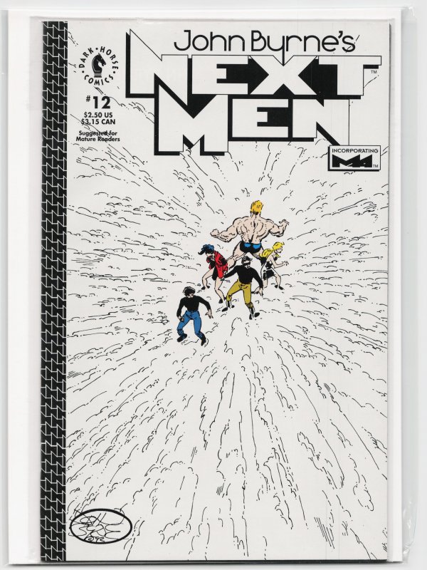 John Byrne's Next Men #8 Sketch Cover (2011) Next Men